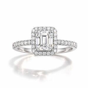 Elegant NWT Silver Tone CZ Ring, Size 8.5